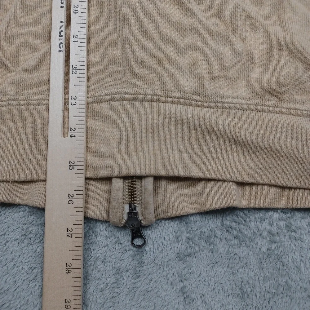 Polo Ralph Lauren Jacket Mens‎ XL Brown Hooded Full Zip Pockets Preppy